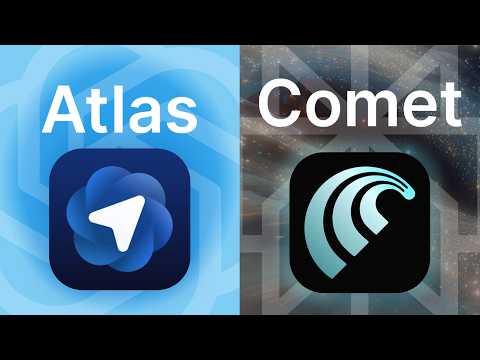 OpenAI’s ChatGPT Atlas vs Perplexity&#39;s Comet: CRAZY Agentic Browsers